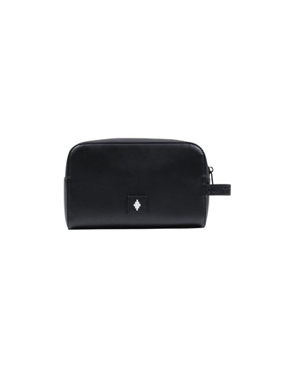 County of Milan Black Polyethylene Clutch Bag