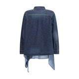Sacai Denim and satin Shirt