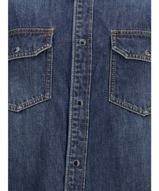 Sacai Denim and satin Shirt