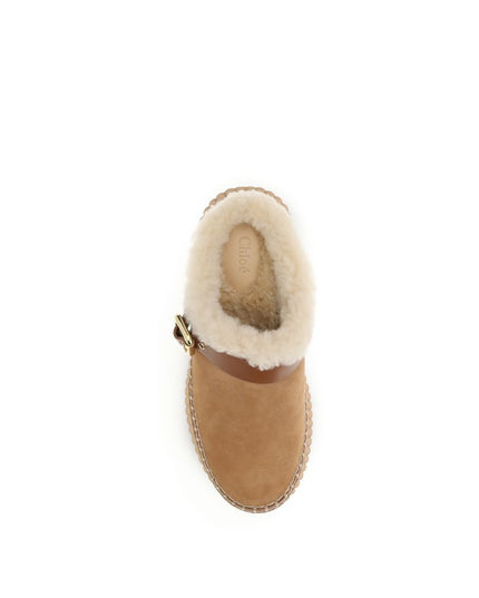 Chloé Nama Wedge Mules