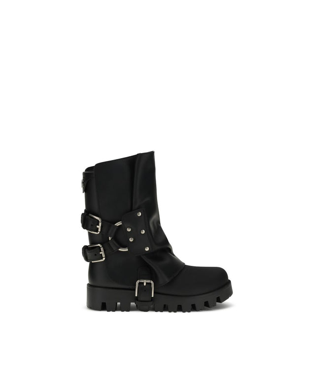 Dolce & Gabbana Leather Ankle Boots