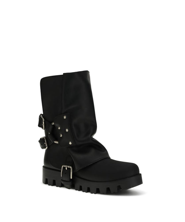 Dolce & Gabbana Leather Ankle Boots
