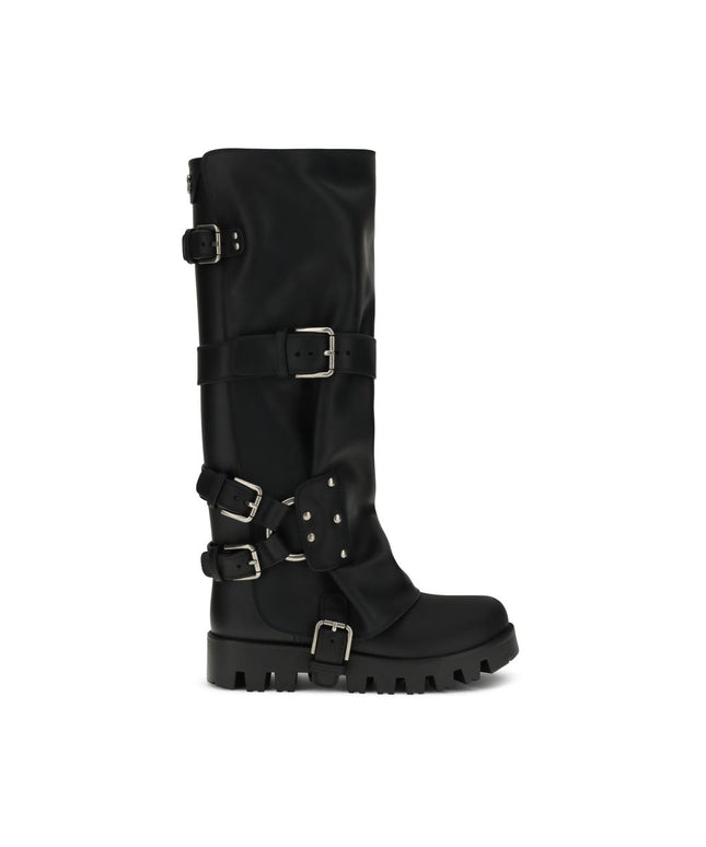 Dolce & Gabbana Rubber and leather high Boots