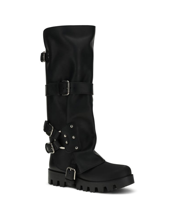 Dolce & Gabbana Rubber and leather high Boots
