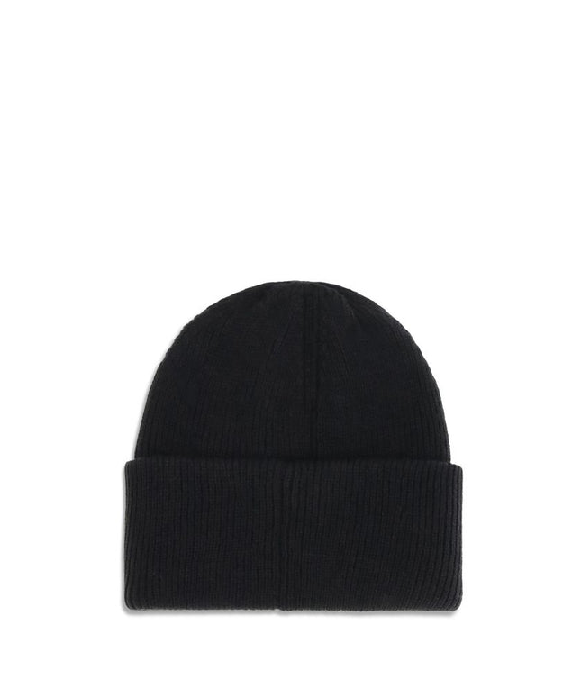Y-3 Classic Beanie with a stitched label at the front