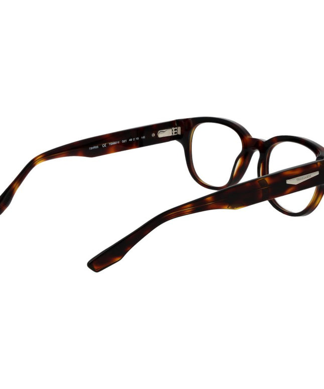 Trussardi Brown Men Glasses Frame