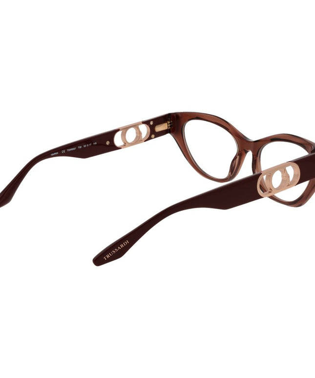 Trussardi Brown Women Glasses Frame