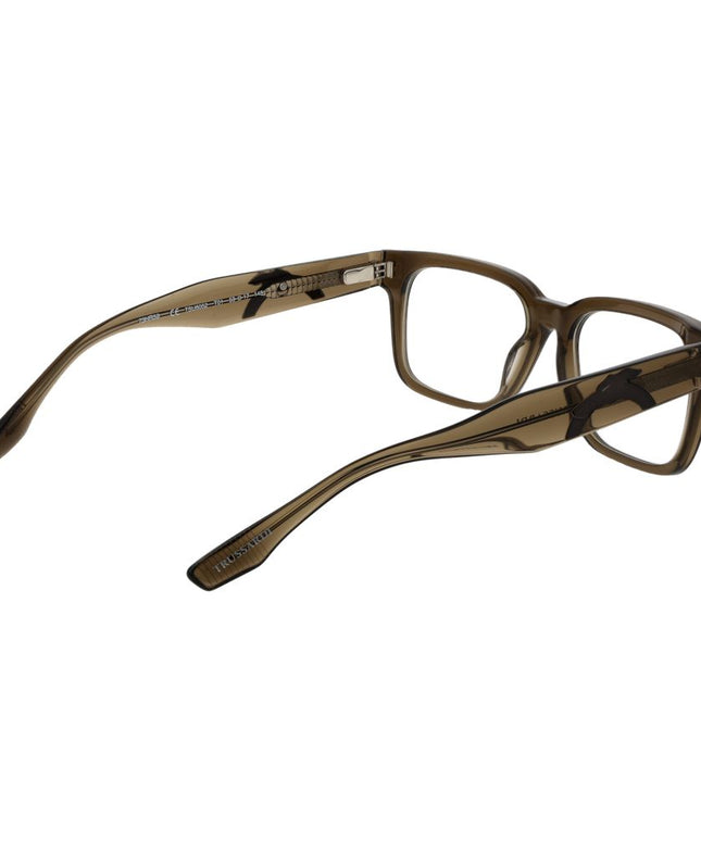 Trussardi Brown Unisex Glasses Frame