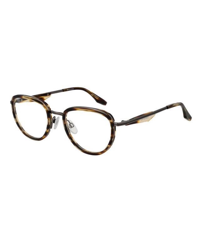 Trussardi Brown Men Glasses Frame
