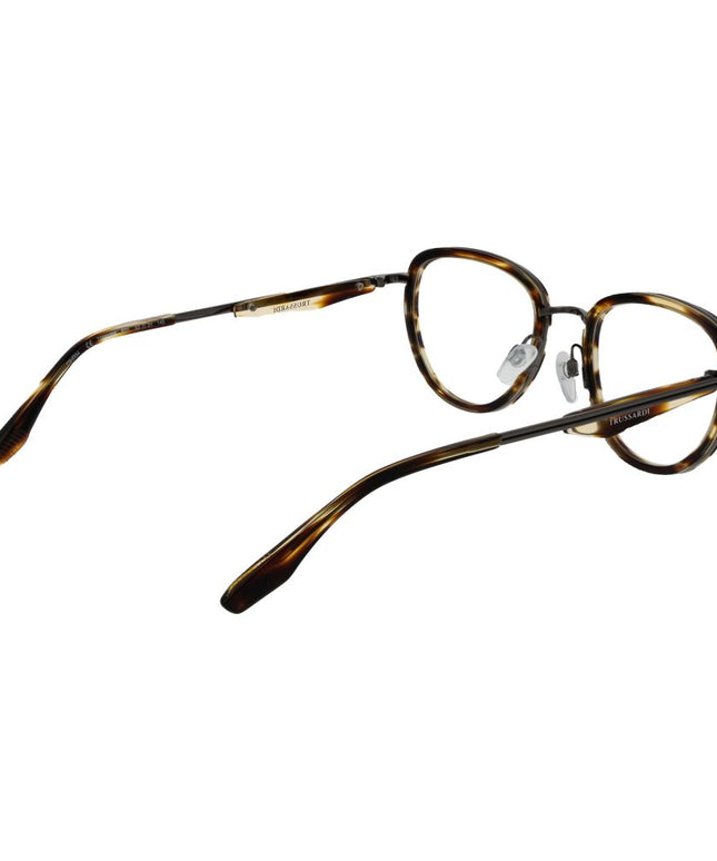 Trussardi Brown Men Glasses Frame