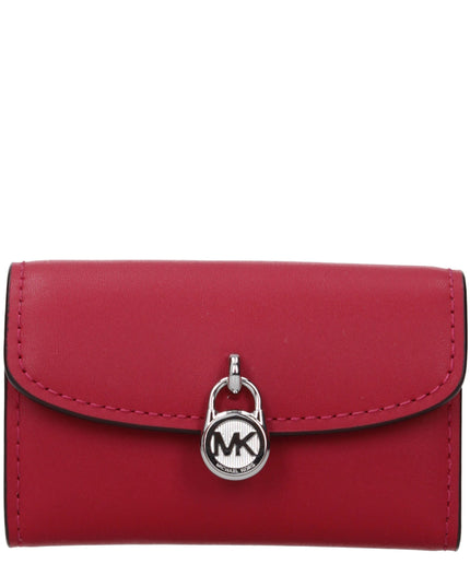 Michael Kors Red Leather Wallets