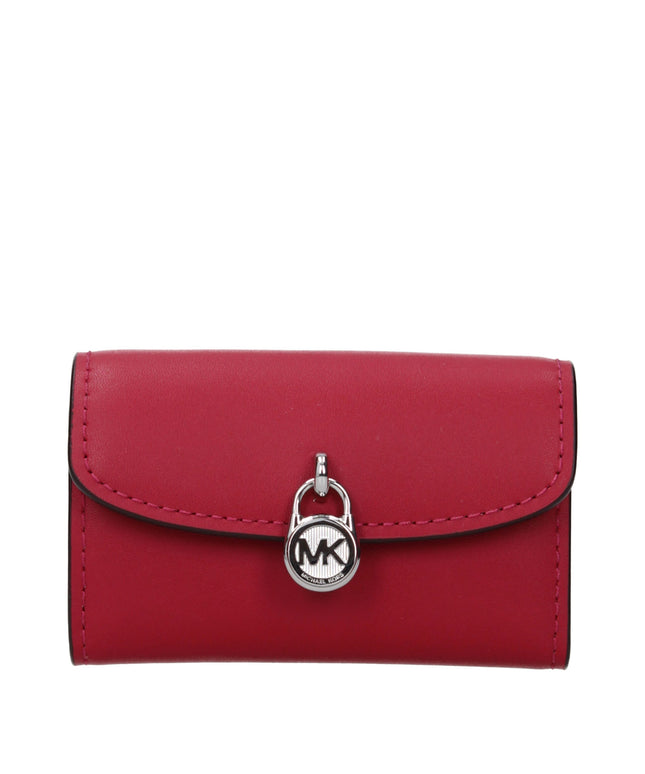 Michael Kors Red Leather Wallets