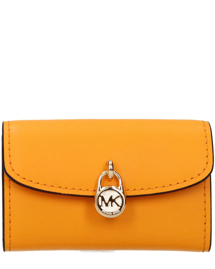 Michael Kors Orange Leather Wallets
