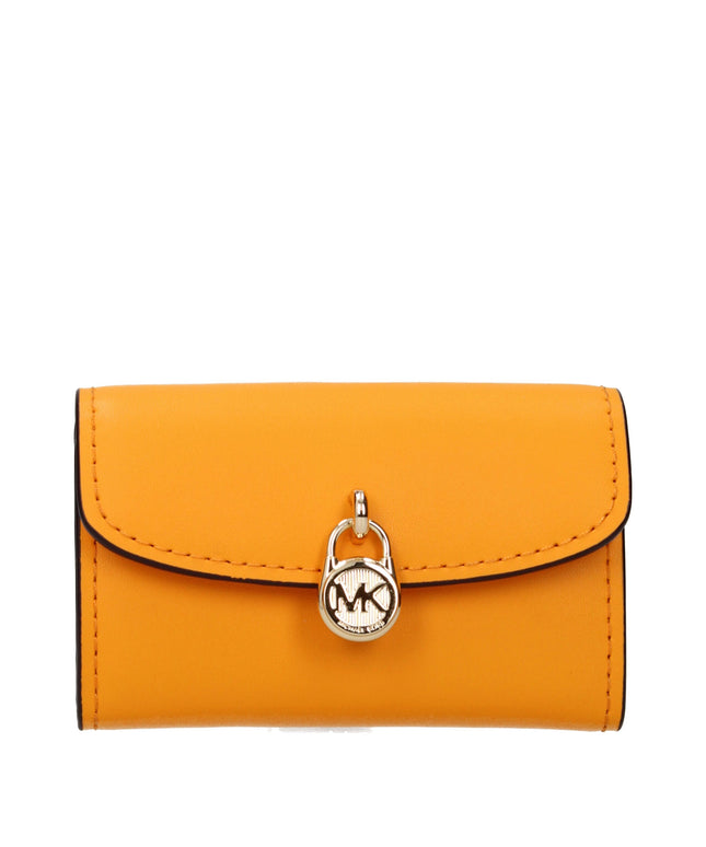 Michael Kors Orange Leather Wallets