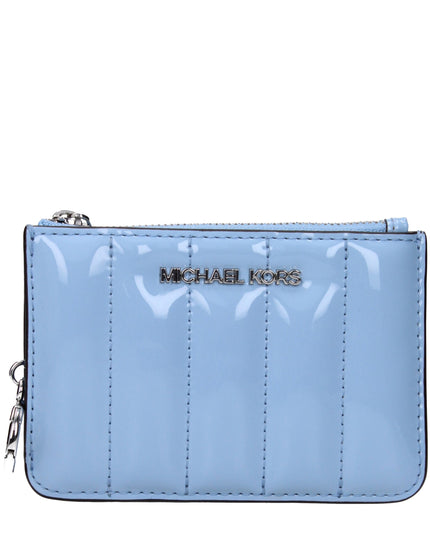 Michael Kors Light Blue Leather Wallets