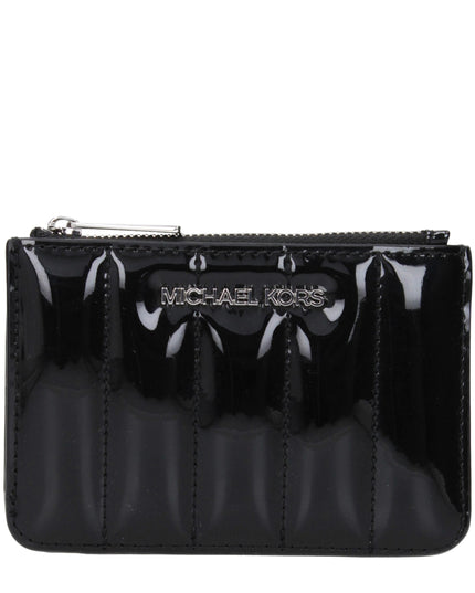 Michael Kors Black Leather Wallets