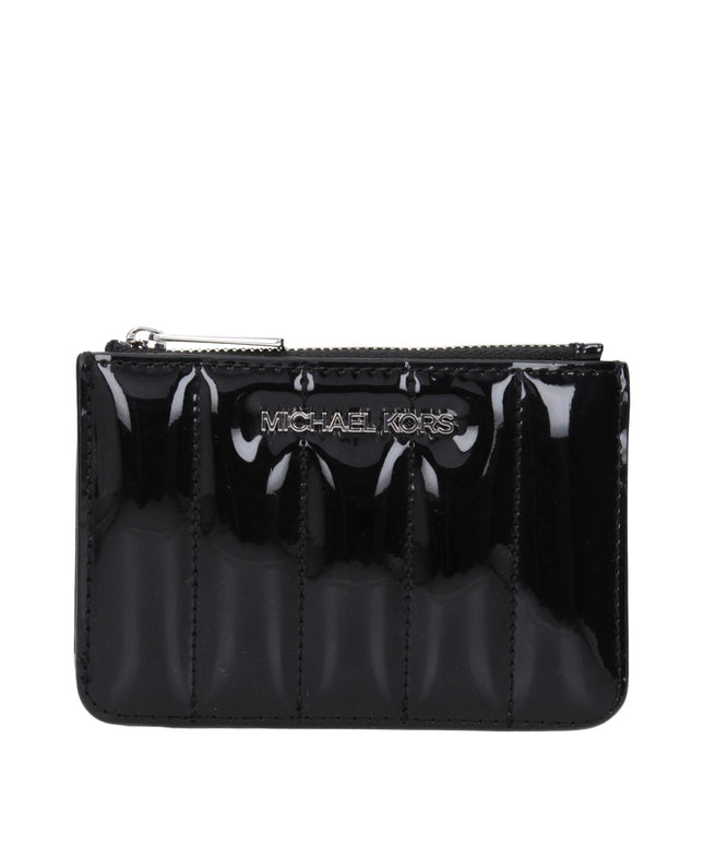 Michael Kors Black Leather Wallets
