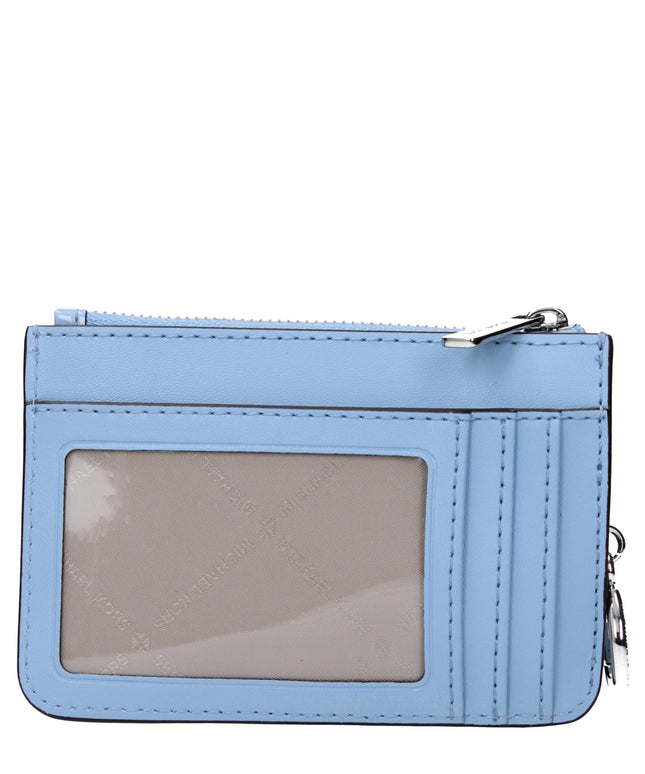 Michael Kors Light Blue Leather Wallets