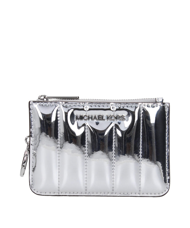 Michael Kors Gray Leather Wallets