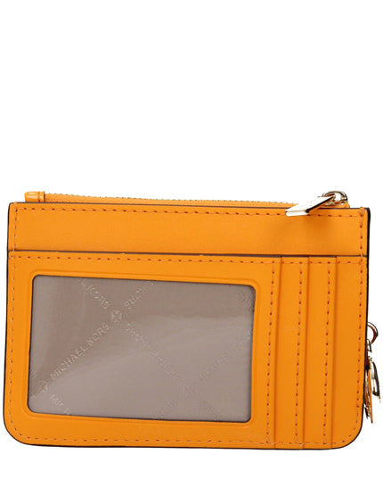 Michael Kors Orange Leather Wallets
