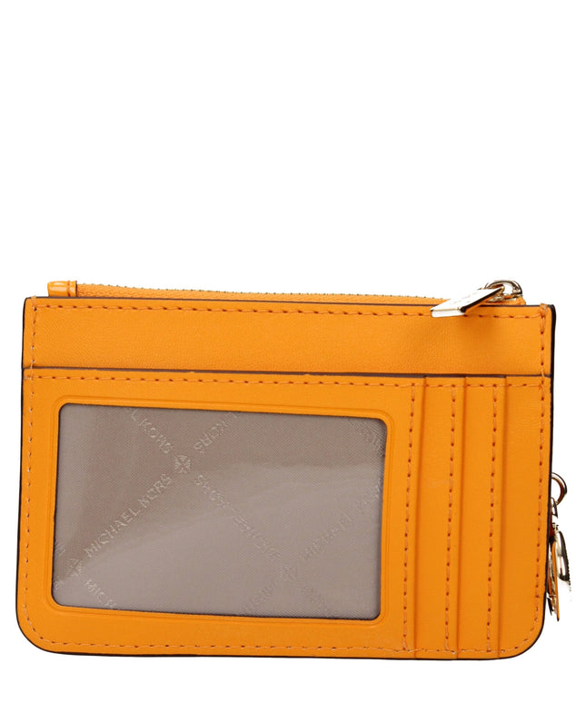 Michael Kors Orange Leather Wallets