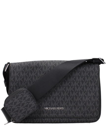 Michael Kors Black Fabric Crossbody Bags