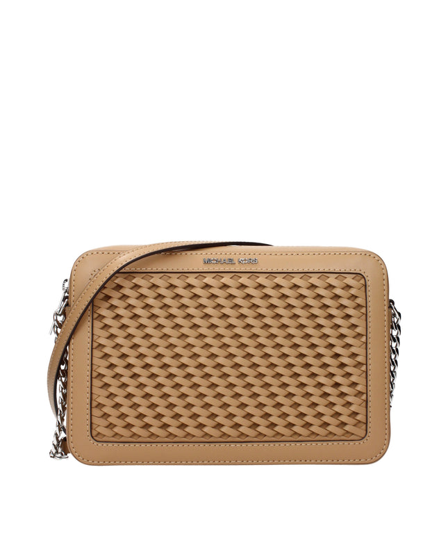 Michael Kors Brown Leather Crossbody Bags