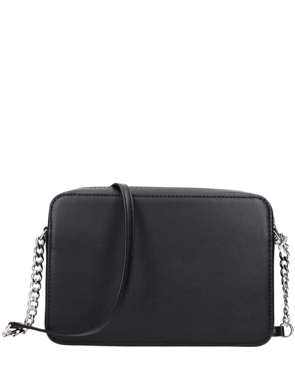 Michael Kors Black Leather Crossbody Bags