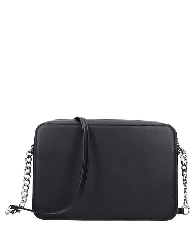 Michael Kors Black Leather Crossbody Bags