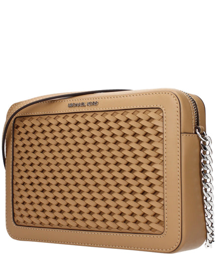 Michael Kors Brown Leather Crossbody Bags