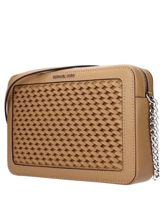 Michael Kors Brown Leather Crossbody Bags