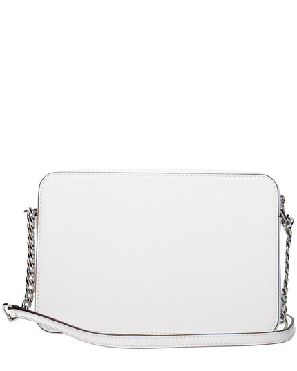 Michael Kors White Leather Crossbody Bags