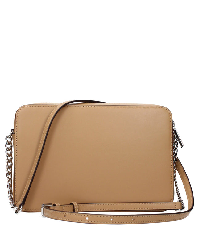 Michael Kors Brown Leather Crossbody Bags
