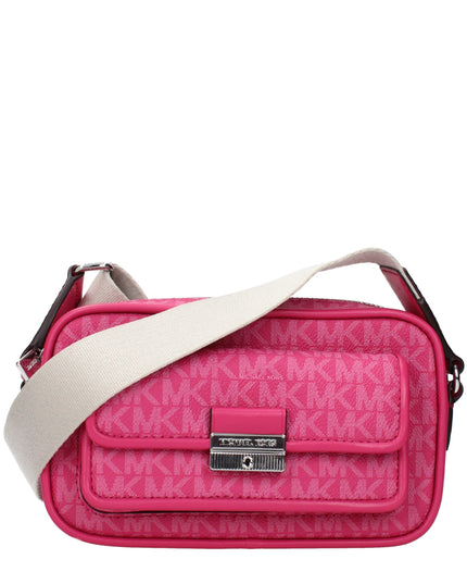 Michael Kors Pink Fabric Crossbody Bags