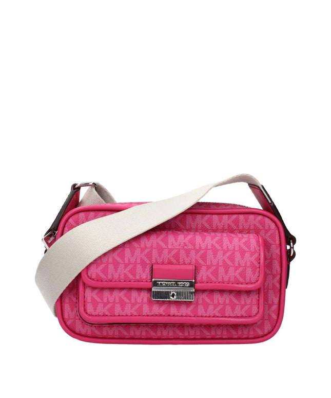 Michael Kors Pink Fabric Crossbody Bags