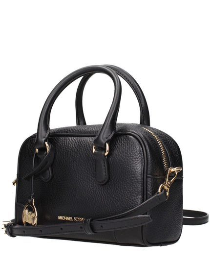 Michael Kors Black Leather Handbags