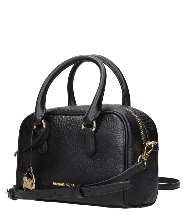 Michael Kors Black Leather Handbags