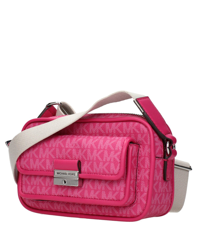 Michael Kors Pink Fabric Crossbody Bags