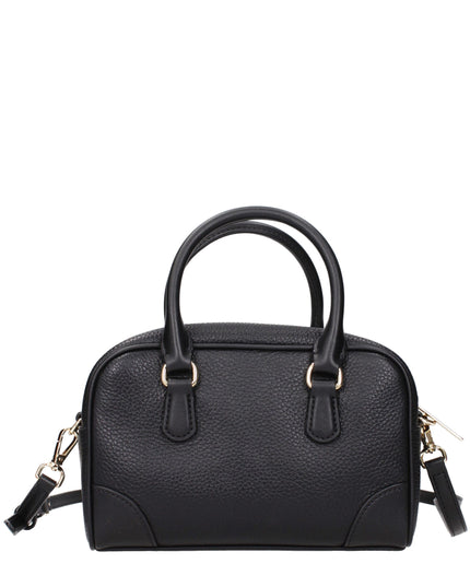 Michael Kors Black Leather Handbags