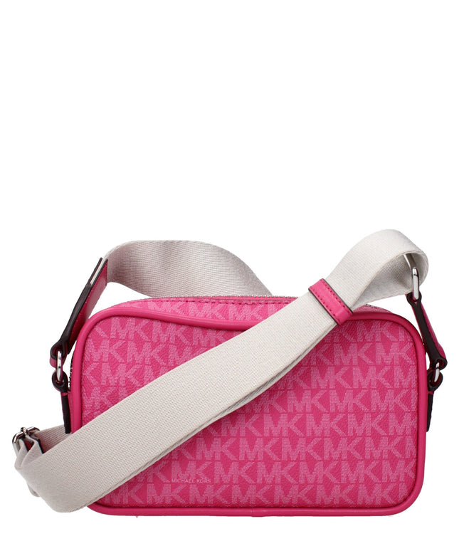 Michael Kors Pink Fabric Crossbody Bags