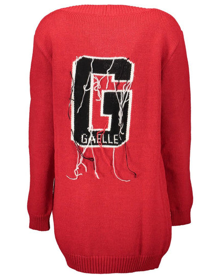 Gaelle Paris Red Wool Sweater