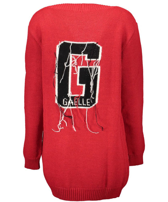 Gaelle Paris Red Wool Sweater