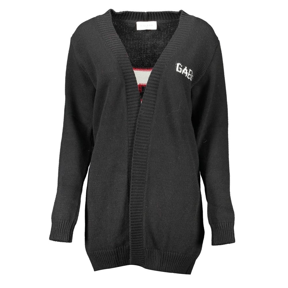 Gaelle Paris Black Wool Sweater
