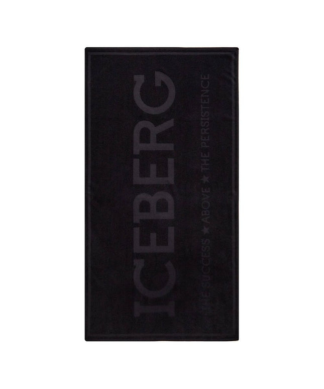 Iceberg Black Cotton Swimwear