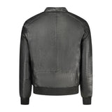 Accademia Militare Black Polyester Jackets & Coat