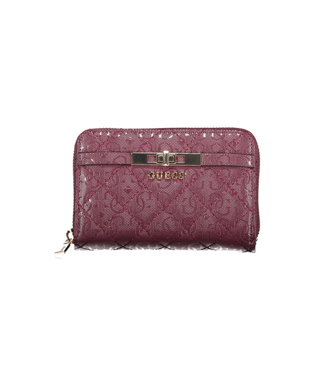 Guess Jeans Red Polyethylene Wallet