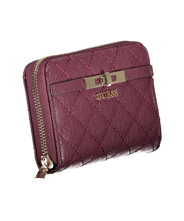 Guess Jeans Red Polyethylene Wallet
