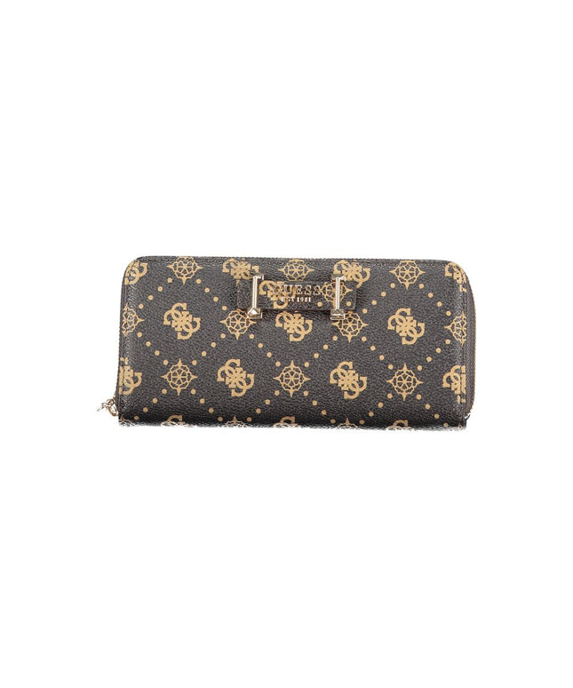 Guess Jeans Brown Polyethylene Wallet