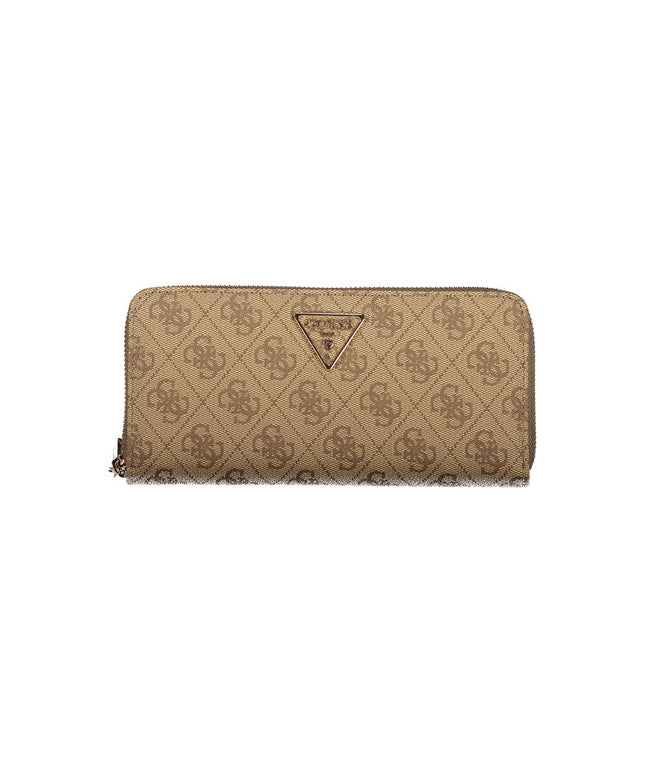Guess Jeans Beige Polyethylene Wallet