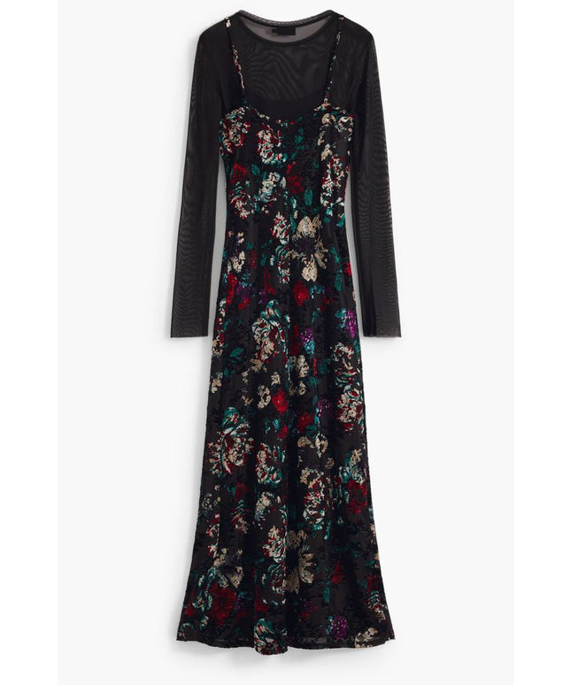Desigual Black Polyester Dress